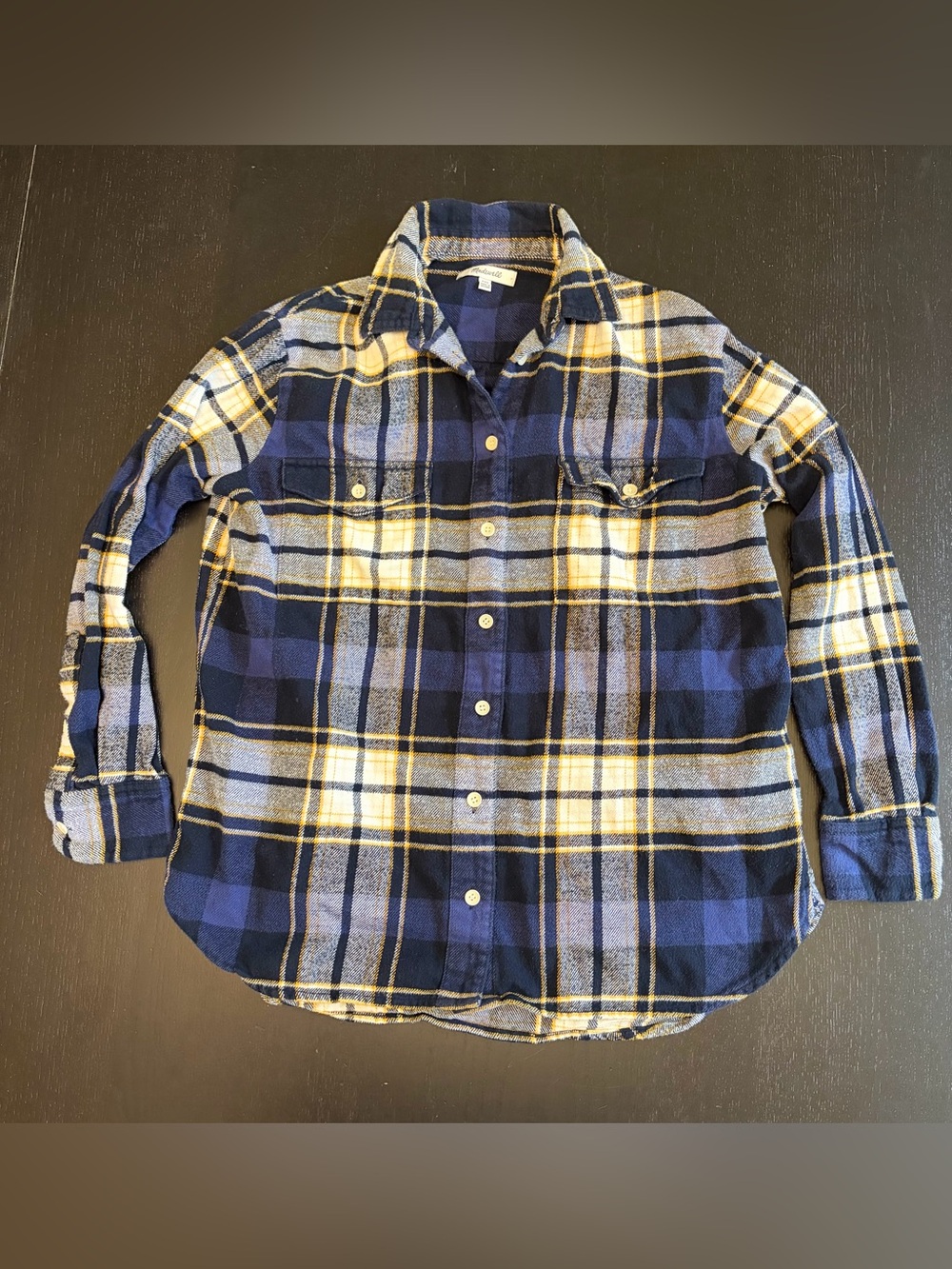 Madewell Women’s XXS 100% Cotton Flannel Shirt EUC